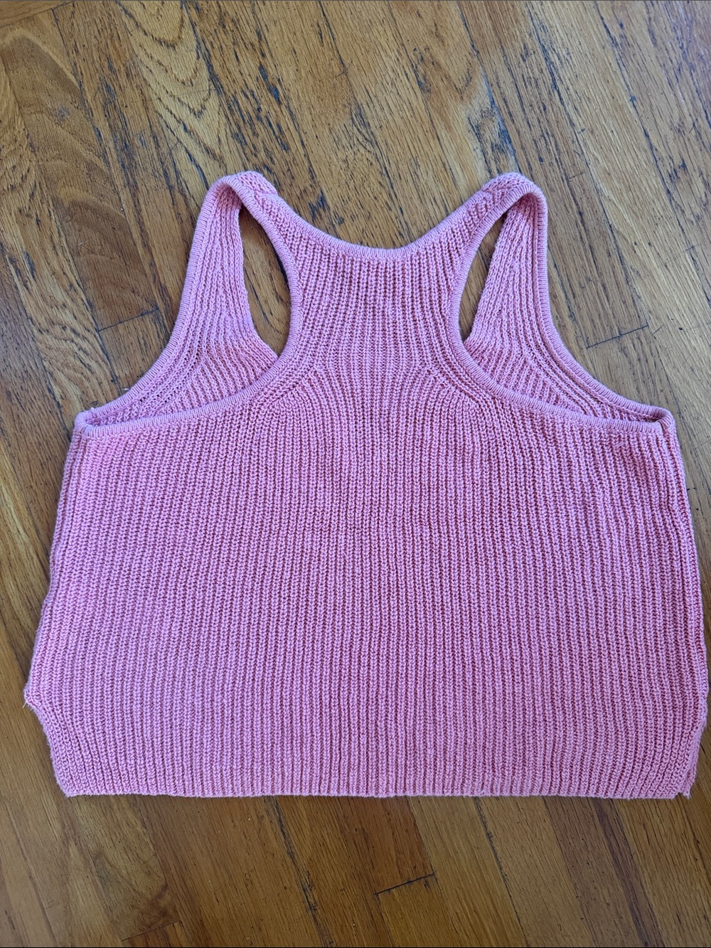 Splendid Rose Pink Ribbed Knit Racerback Tank - Picture 3 of 3